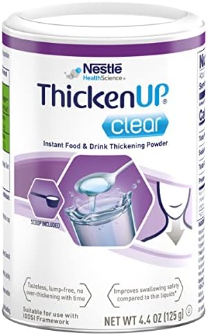 Thicken Up Clear Instant Food & Drink Thickener, Unflavored, 4.4 Oz, 1 Pack