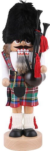 KWO Nutcracker Scotsman, 30 cm, Wood, Multicolour, One Size