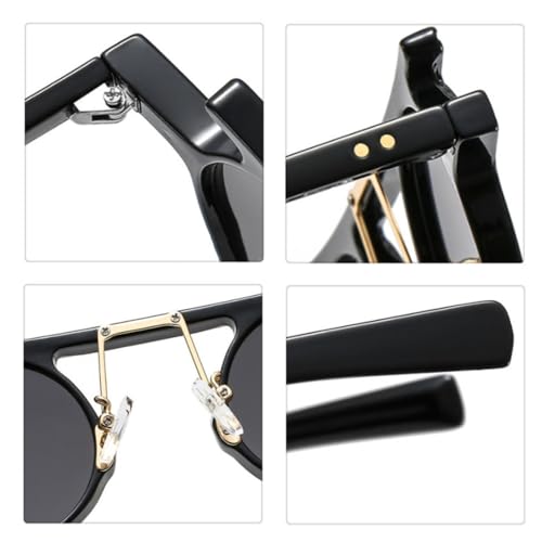ZIUTNSAV-Punk Small Round Sunglasses For Women Men Retro Sun Glasses Male UV400 Eyeglasses4