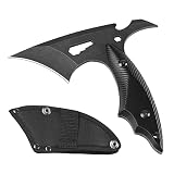 ITOKEY Tactical Fixed Blade Knife, Small Axes and Hatchets, 5.3 inch Hunting Knife with Sheath, Bott