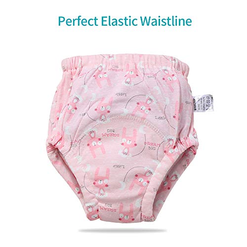 2 Pcs Calças de Treinamento Roupa Interior 6 Camadas de Algodão Respirável Criança Potty Roupa Inter