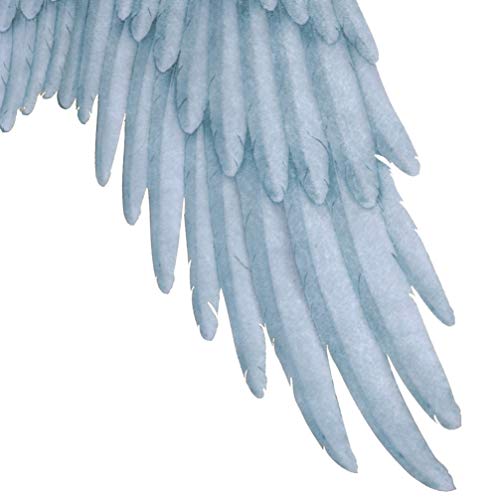 LIOOBO Asas de Anjo Adulto com Tiras Elásticas Asas de Penas Acessório Fantasia de Anjo para Cosplay
