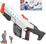 Electric Water Gun, Automatic Water Gun with Water Absorption, 610CC Capacity Double Shooting Mode Water Guns,Range up to 32-45 FT, Summer Water Toys for Pool Party Beach Outdoor