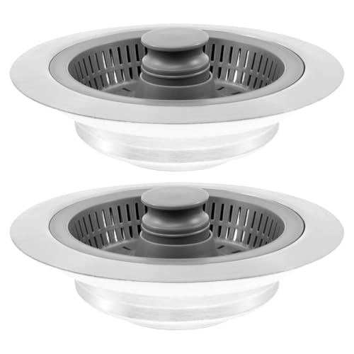 Filtro para desagüe de cocina acero inoxidable 2 piezas