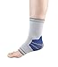 Champion Elastic Ankle Support Compression Sleeve, Gray, Small