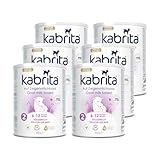 KABRITA | Ziegenmilch Folgemilch 6-12 Monate | Hochwertige Babynahrung - Baby Milch, nahrhaft* und sanft zum Babybauch | Inhalt: 800g Babynahrung-Milchpulver (6er Pack)
