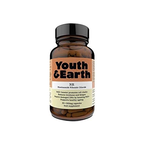 NR Delayed Release Capsules 300mg (β-Nicotinamide Riboside Chloride) 30 Capsules | Made in UK by Youth & Earth Cover