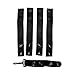 Ewart Tactical 4 Pack Belt Keepers + 1 Keeper With Metal Key Clip For 2-2.25" Duty Belt (1 Pack)