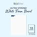 Royal Brites Premium White Foam Board 30” x 40”, Sturdy & Lightweight 3/16