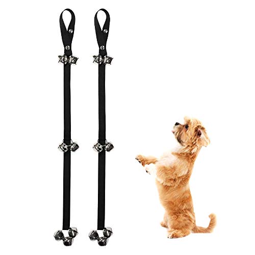 ValueHall Hundetraining Glocke 2 Stück Training Türklingeln Interaktion Glocke Verstellbare Hunde-Türklingel Haustier Trainingsglocke für Töpfchen Training V11A04 Cover