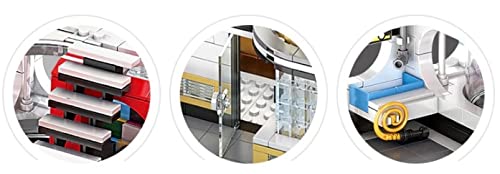 General Jim's Street View Creator Building Blocks Toy Set - City Block Center - Music Store & Car Wash Toy Bricks - For Teens And Adults #TOP6