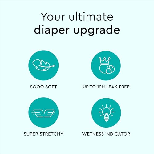 LILLYDOO Baby Diapers - Size 4 (20-31 lbs), Monthly Supply (150 Count), Leak Protection, Skin-Friendly, Ultrasoft, Perfume- & Chlorine-Free, Hypoallergenic, dermatologically Tested, Oeko-TEX® - Thumbnail 3