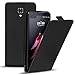 Produktbild Conie BF19267 Basic Flip Kompatibel mit LG X Screen, PU Leder Hülle Cover Klapphülle für X Screen Tasche Schwarz
