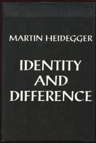 Identity and Difference B00179N88E Book Cover