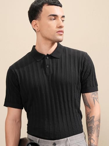 Image of Highlander Men's Polo Tshirt | Flat Knit | Regular Fit | Polo T-Shirt for Man