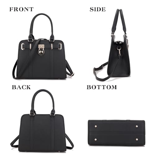 Handbags Sets For Women Shoulder Bags Top Handle Work Satchel Tote Purses Set With Matching Wallet 2pcs2