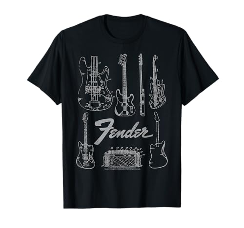 Fender Guitars & Amp Logo T-Shirt