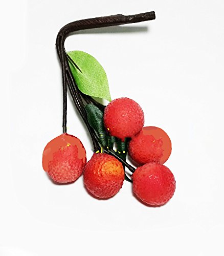 ARTIFICIAL FRUIT FINE HAND MADE " LYCHEES " D.I.Y. QUALITY PRODUCT.