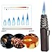 SEAWOL 2 Pcs Bright Fire Lighter, Brightfire Lighter Refillable Butane Torch, Adjustable Flame Windproof Cooking Torch Lighter for Baking Outdoor (Gas Not Included)