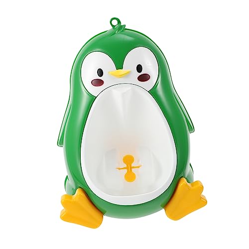 ERINGOGO 1pc Penguin Shape Boy Training Urinal Wall-Mounted Toilet for Fun Rotating Windmill Durable Material Easy to Install and Clean Space-Saving Design
