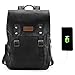 Montana West × Wrangler Black Leather Backpack for Women Laptop Backpack for Men Unisex Fashion Backpack Purse
