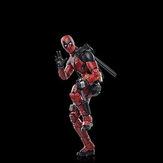 Marvel Legends Series Deadpool, Deadpool 2 Adult Collectible 6 Inch Action Figure, Red