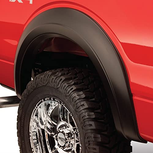 Bushwacker Extend-A-Fender Extended Rear Fender Flares | 2-Piece Set, Black, Smooth Finish | 20070-02 | Fits 2009-2014 Ford F-150 (Excludes Raptor)