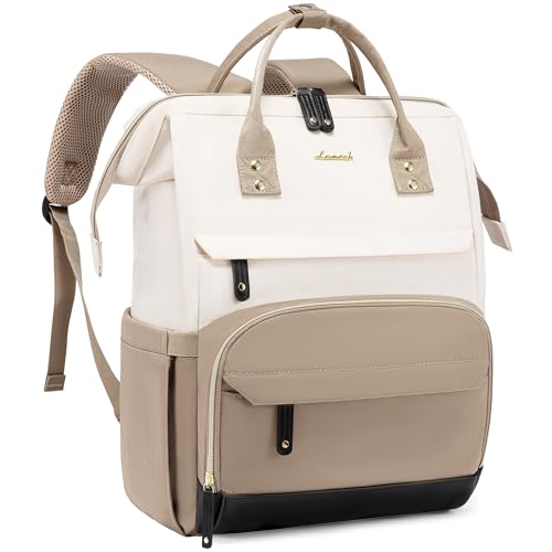 Image of LOVEVOOK Laptop Backpack for Women, 17 Inch Work Business Backpacks Purse With Large Capacity
