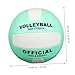 Yardwe 2pcs Soft Indoor Volleyballs -Stitched Training for Competitive Play and Elastic Volleyball for Beginners Middle School Players