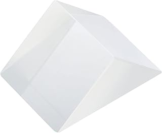 Hohopeti 1Pc Instrumentos Experimentais Ópticos Prisma Triplo Para Dispositivo De Física Espectro De Luz Prisma Fotografia Fotografia Lente Óptica Física T Ferramenta Prisma K9