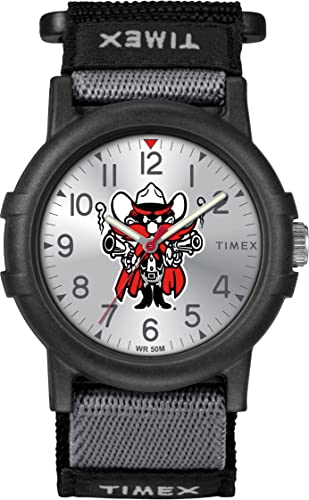 Image of Timex Unisex Collegiate Recruit 38mm Watch - Tennessee Volunteers with Black Fabric Strap