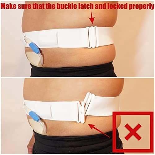 Miniatura 6 de MandM Banda PD tipo hebilla de cinturón de diálisis peritoneal - Almacenamiento de tubo de catéter, seguridad y estabilización - Seguro y fácil de