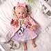 BABESIDE Lifelike Reborn Baby Doll - 20 Inch Princess Realistic Newborn Baby Doll with Blonde Hair, Handmade Real Life Doll, Includes Clothes, for Kids Ages 3+
