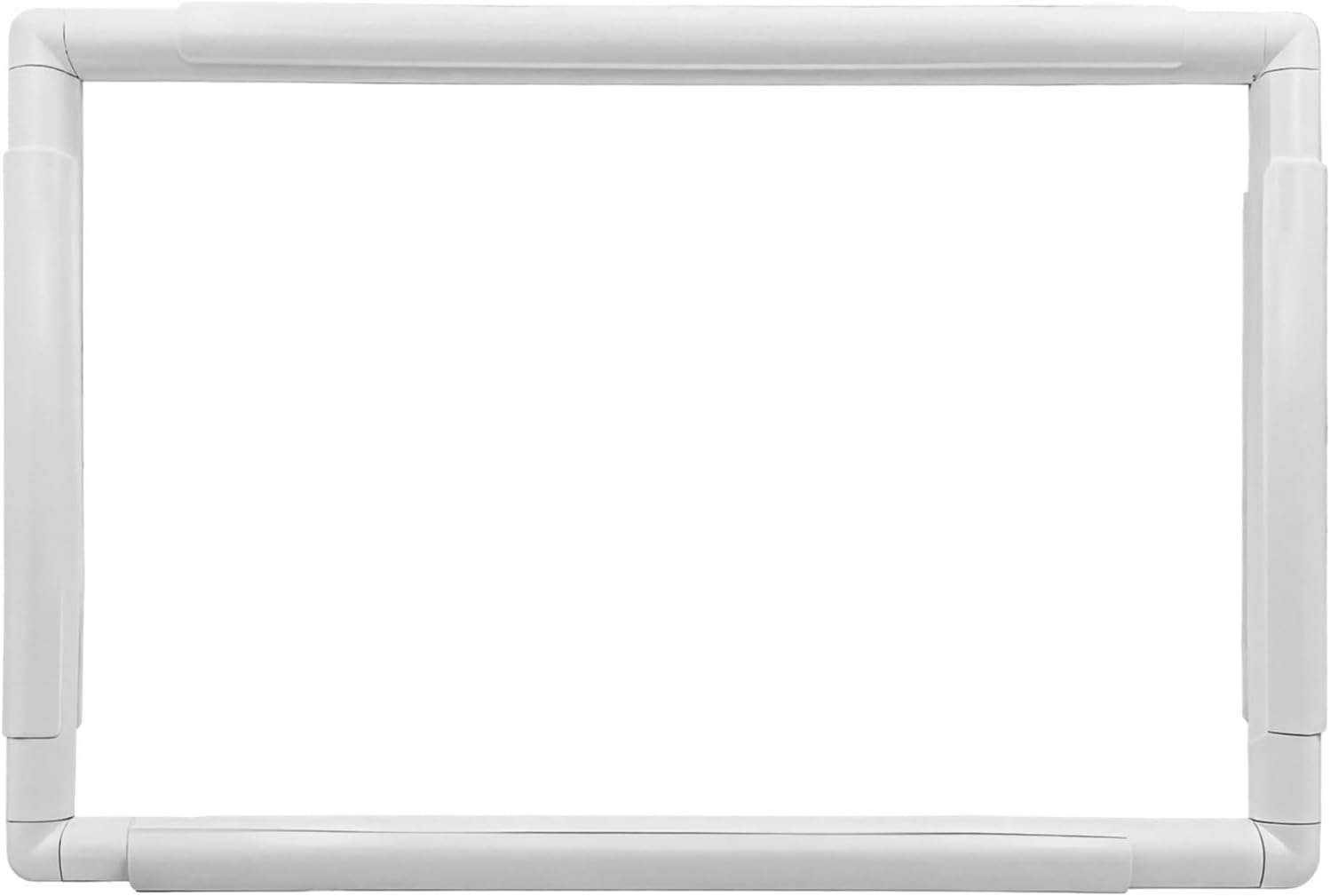 Easy to Assemble Plastic Q Snap Frame for Cross Stitch, Square Design, Suitable for Embroidery, Quilting, Needlepoint, and Silk Painting