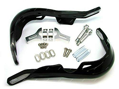 Riloer Motorrad modifizierte Handschützer aus Aluminiumlegierung, ein Paar Lenkerschutz für Motorräder, schwarz