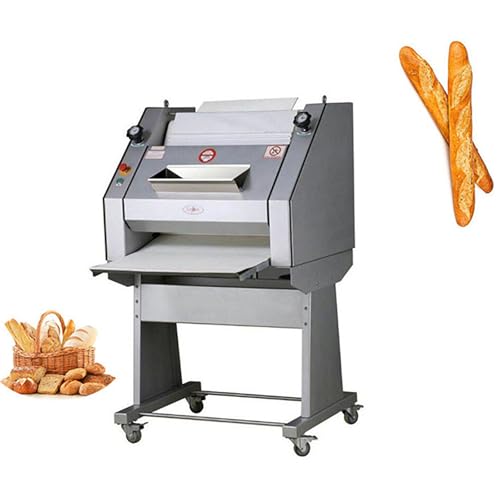 XUTNZA Máquina Formadora Baguettes,Máquina Procesadora Baguettes con Medidor Inteligente, Espesor Ajustable Y Corte a Medida,Dimensiones Preestablecidas Precisas,Moldeo Automático,Salida 1100piezas/H