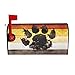 Gay Flag Bear Print Paw Mailbox Cover Magnetic Post Box Cover DÃ©cor Standard Size 21x18 Inches Garden
