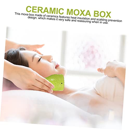 Outanaya Set de 1 Olla de Cerámica para Moxibustión con Diseño Ergonómico para Uso Cómodo miniatura 4