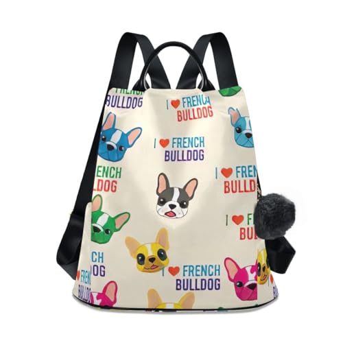 Mochila antirrobo para mujer ideal para escapadas de fin de semana y turismo beige Cool Dogs