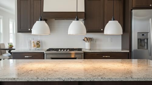 Aspen Creative 21601-21,Replacement Metal Shade for Pendant Light,Alabaster White,7-7/8"W x 5-3/4"H,Center Hole 1-5/8" by Aspen Creative - Used condition - Image 9