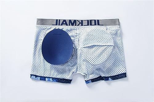 JOCKMAIL Men's Boxer Briefs Mesh Mens Underwear Boxer Back Mens Padded Underwear Boxer with Hip Pad4