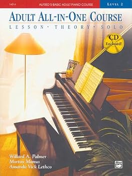 Plastic Comb Alfred's Basic Adult Piano Course, All-In-One, Level 2 w/CD [STUDENT EDITION] Book