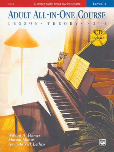 Alfred Adult All-in-One Course 2 Bk/CD --- Piano - Palmer, Manus & Lethco --- Alfred Publishing