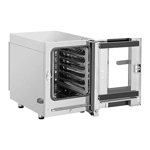 Foto von Royal Catering RC-611E Digitaler Heißluftofen 7.800 W Dampffunktion 6 Einschübe GN 1/1