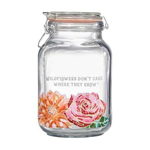 Dolly Parton Preserving Clamp Jar, 67.6 oz (2000ml), Pink