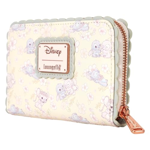Loungefly Disney Cute Stitch Cherry Blossom Zip Around Wallet3