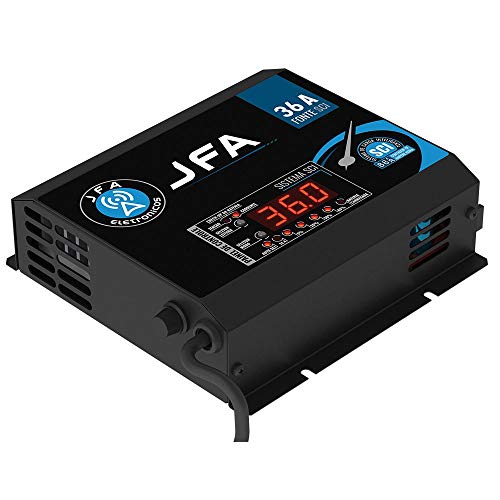 Fonte Automotiva Jfa 36a 1800w Sci Carregador Bateria Bivolt Display Led Voltímetro Amperímetro