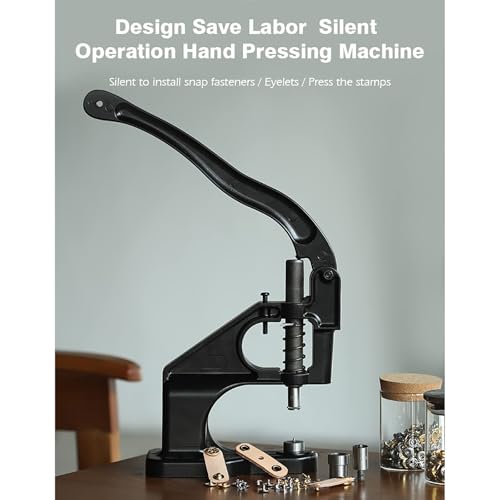 Presse à main pour œillets et machine de perçage manuel robuste pour cuir
