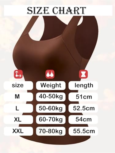 Shamfreshen U Neck Shapewear Built-in Bra Tank, Seamless Tummy Control Bodysuit, Plus Size2