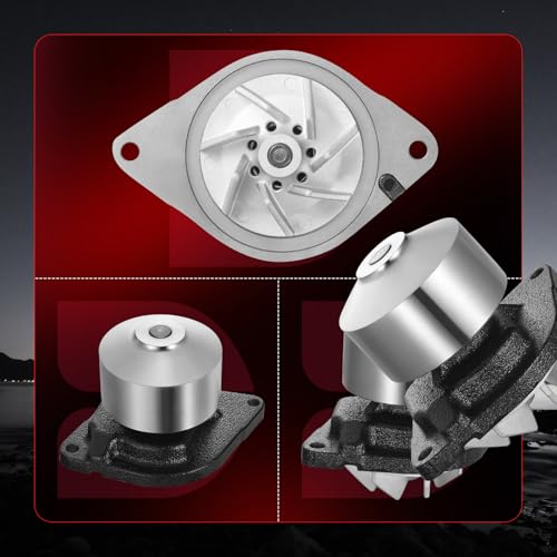 BDFHYK AW6222 Engine Water Pump Compatible with Dodge Ram 2500/3500 2002-2012, 4500/5500 2008-2010, Compatible with Ford F-650 2007-2008, F-750 2007, Replaces 4410 AW6222 68003402AB by BDFHYK - Used condition - Image 6